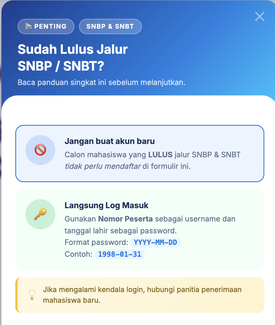 PESERTA SNBP/SNBT
