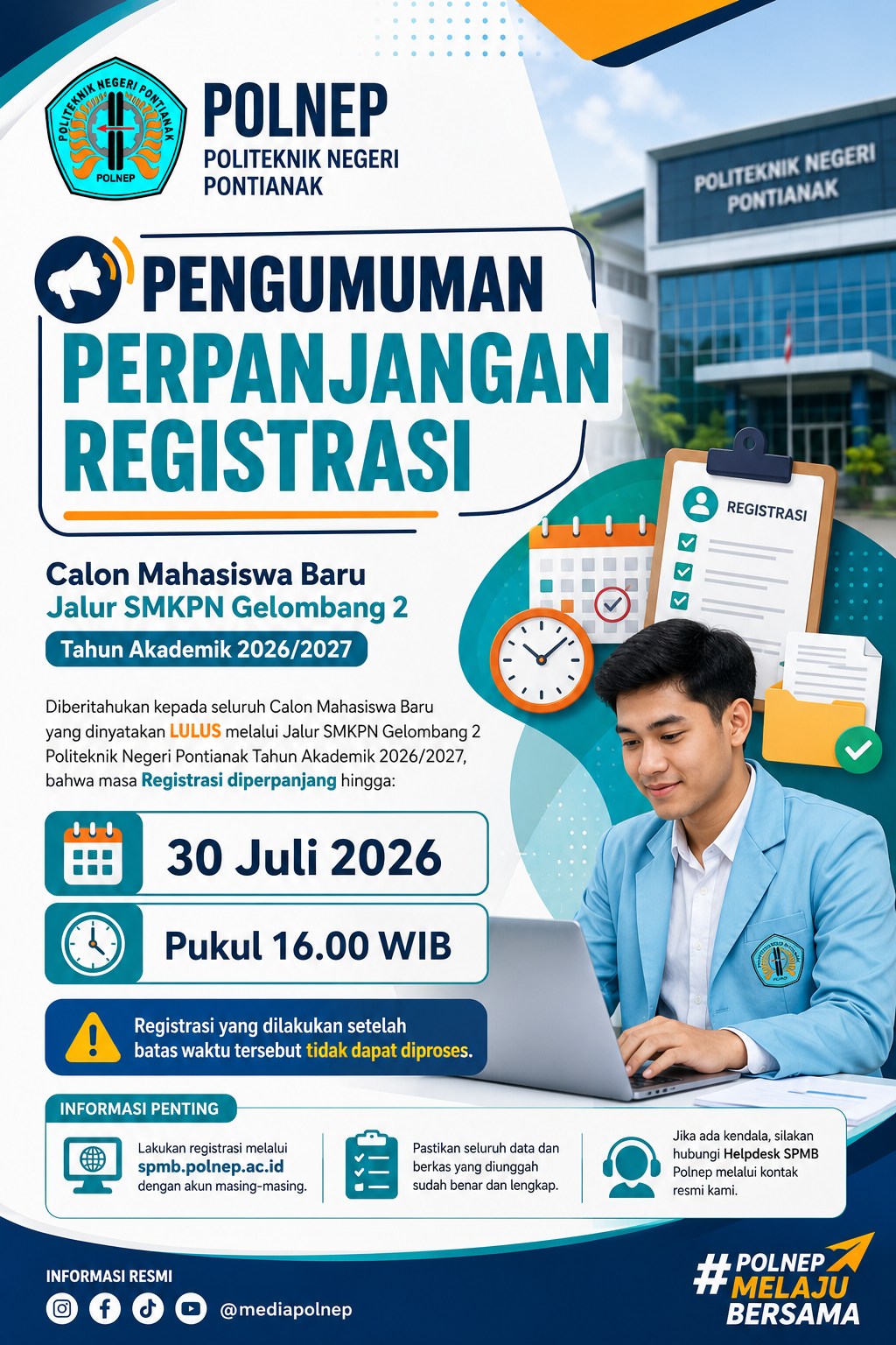 Pengumuman Perpanjangan Registrasi